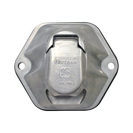 Tectran 7-Way Sae Socket-W/20 Amp Ciruit Breakers 38089